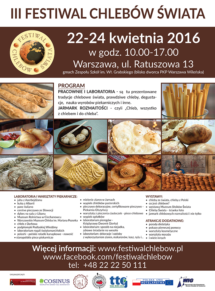 Festiwal Chlebów Świata 2016 - plakat
